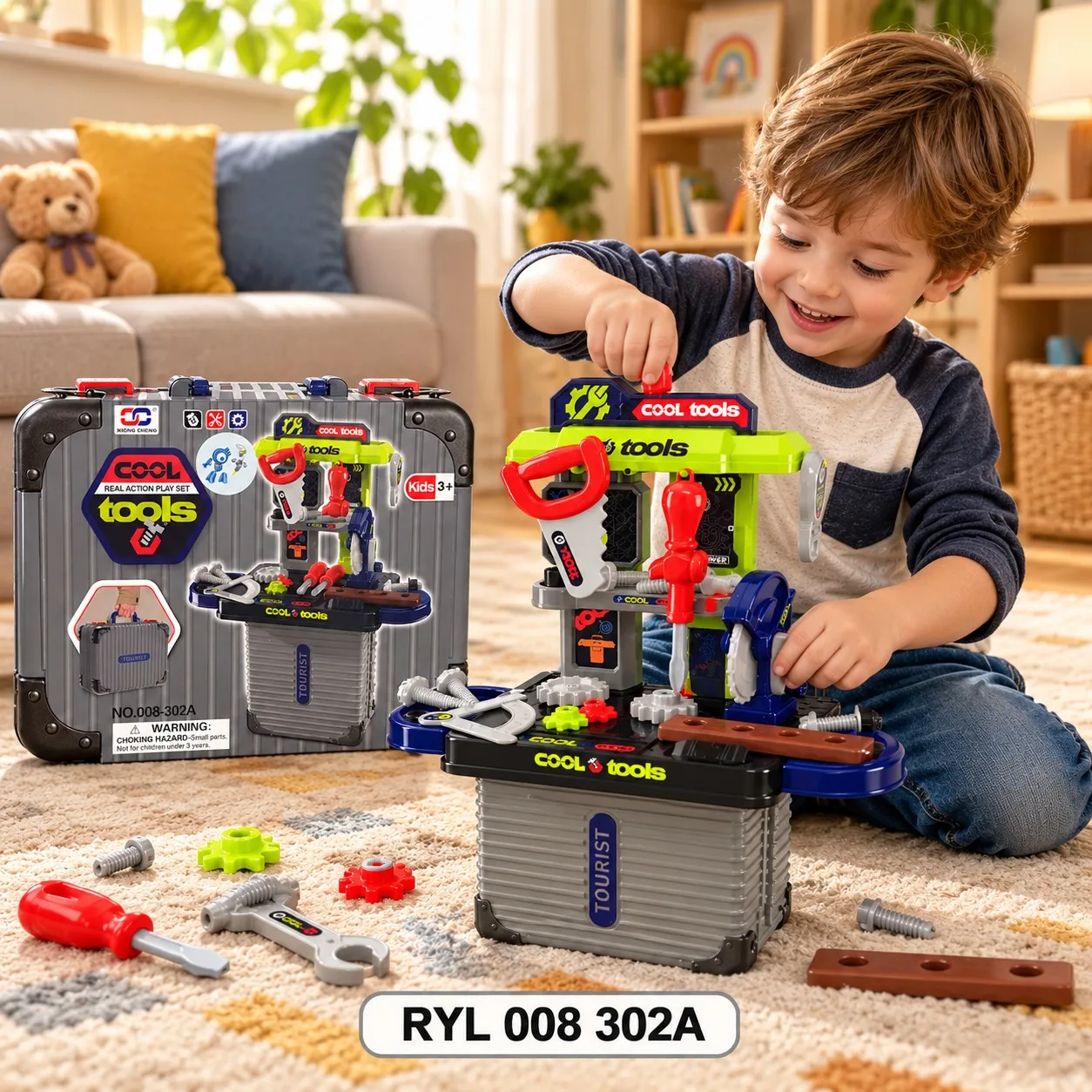 JUEGO DE HERRAMIENTAS TIPO MALETIN COOL TOOLS 008 302A, imagen 1