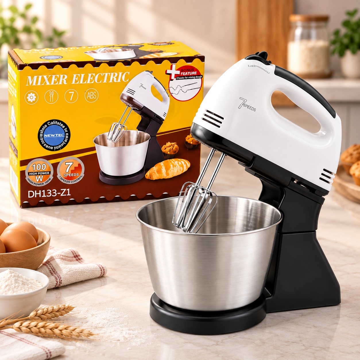 BATIDORA CON RECIPIENTE DE 7 VELOCIDADES DH133-Z1