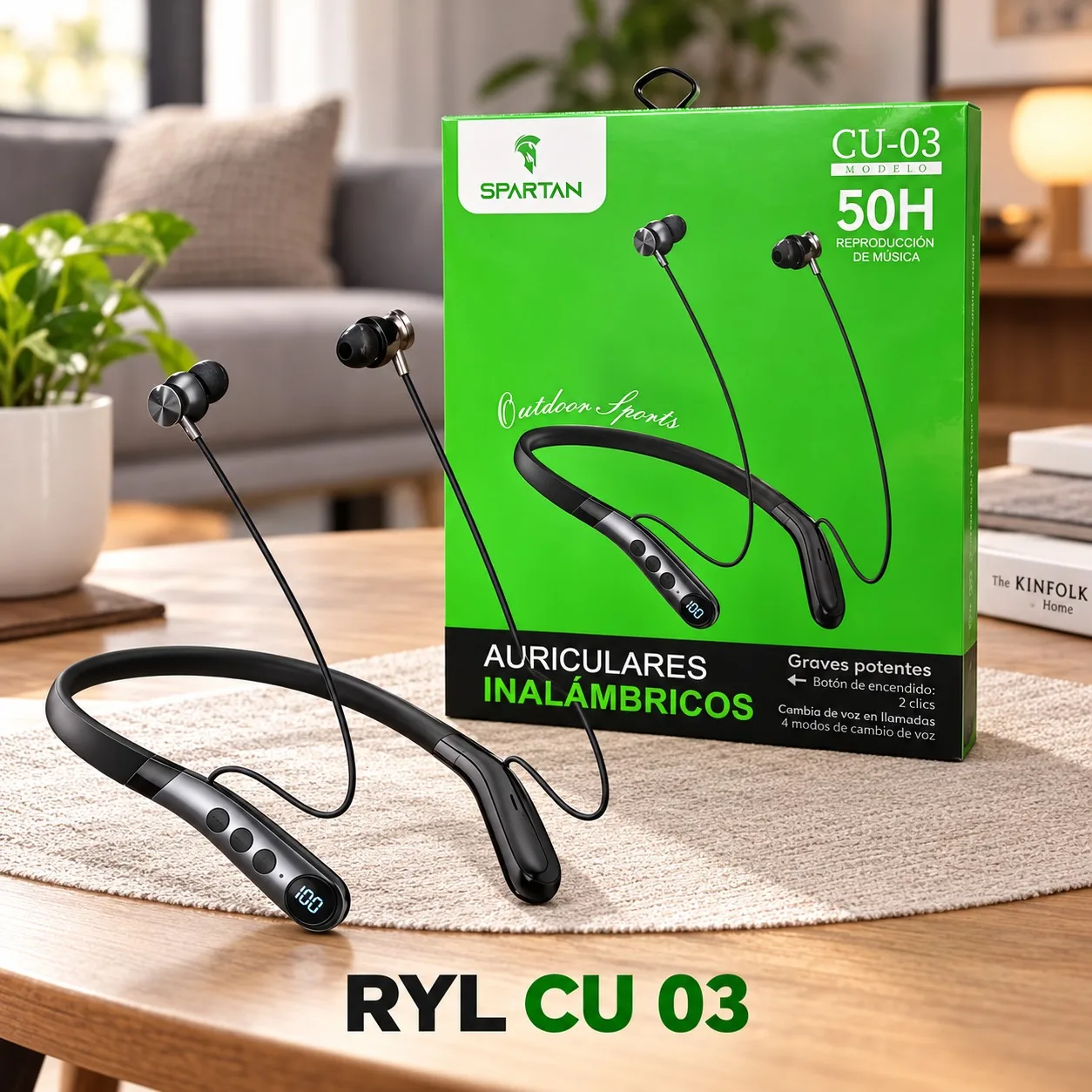 AUDÍFONOS DE CONDUCCION ÓSEA SPARTAN CU 03