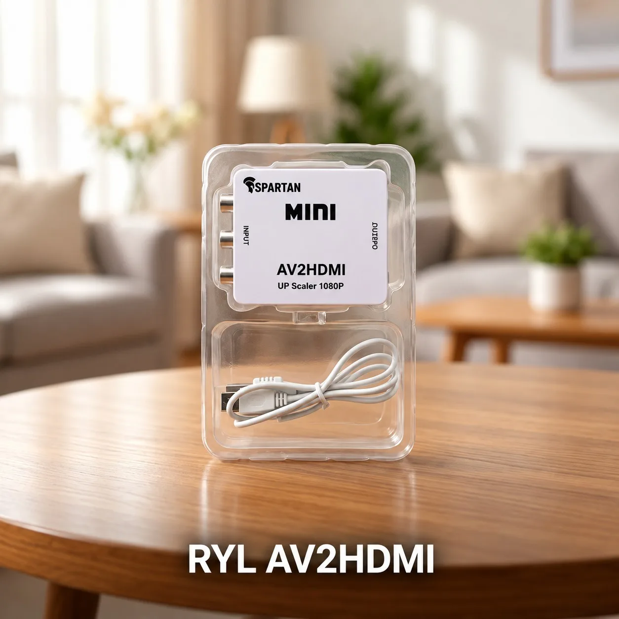 ADAPTADOR DE RCA A HDMI 1080P DLDZ 02 AV2HDMI