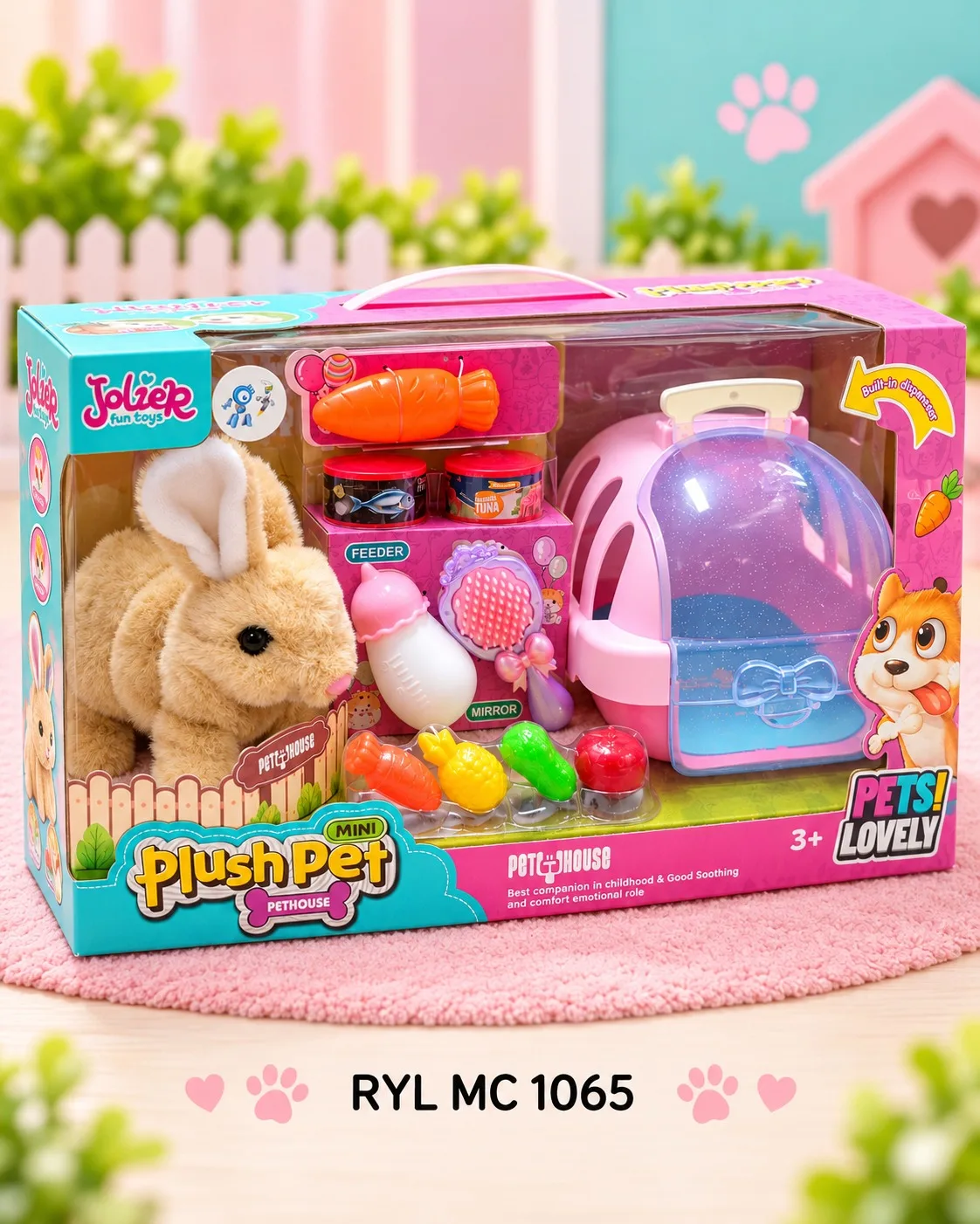 JUEGO DE CUIDADO PARA MASCOTA CONEJO MC 1065, imagen 1