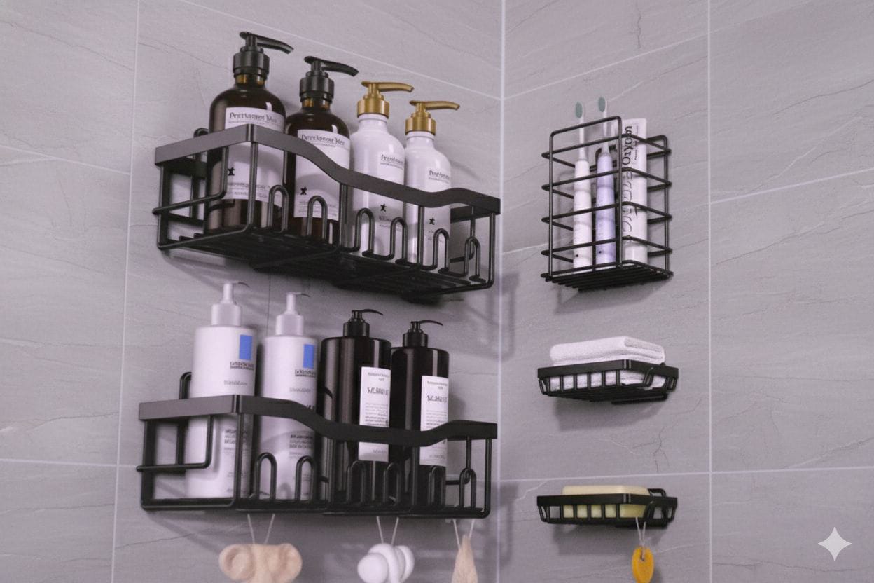 ESTANTE DE BAÑO RECTO , imagen 1