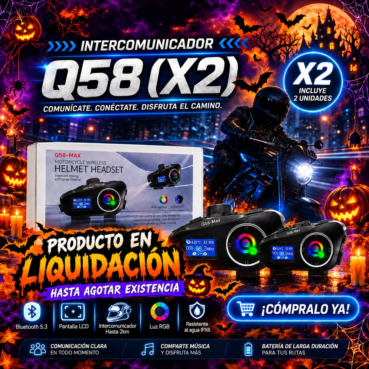 INTERCOMUNICADOR Q58 (X2), imagen 1
