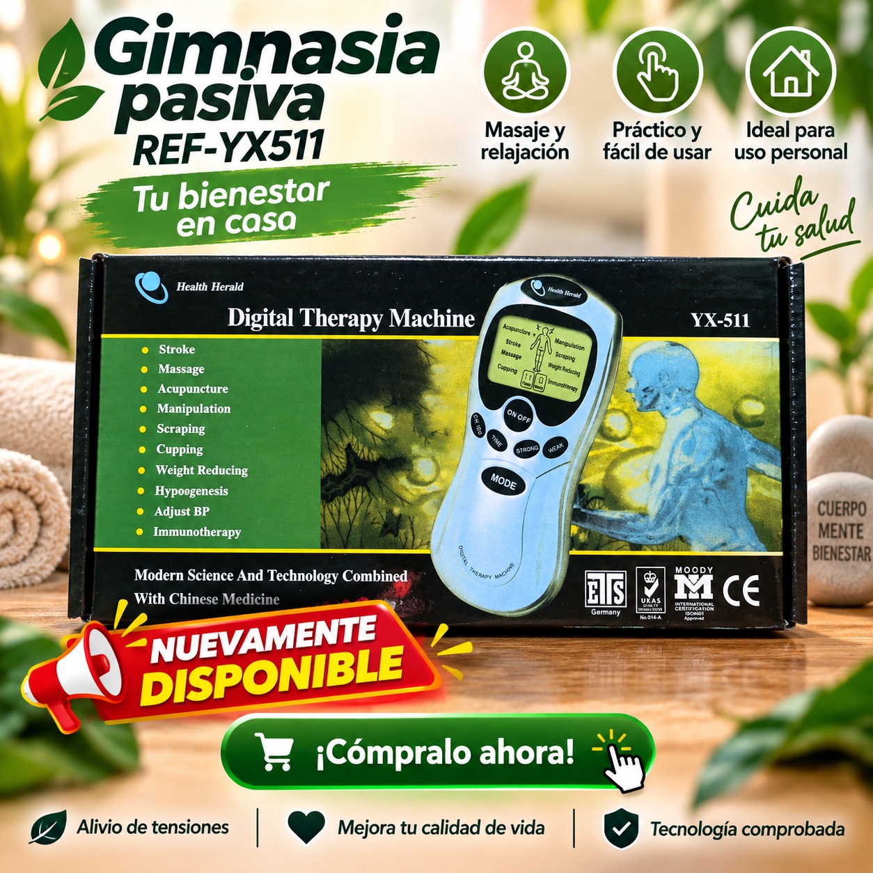 GIMNASIA PASIVA REF-YX511, imagen 1