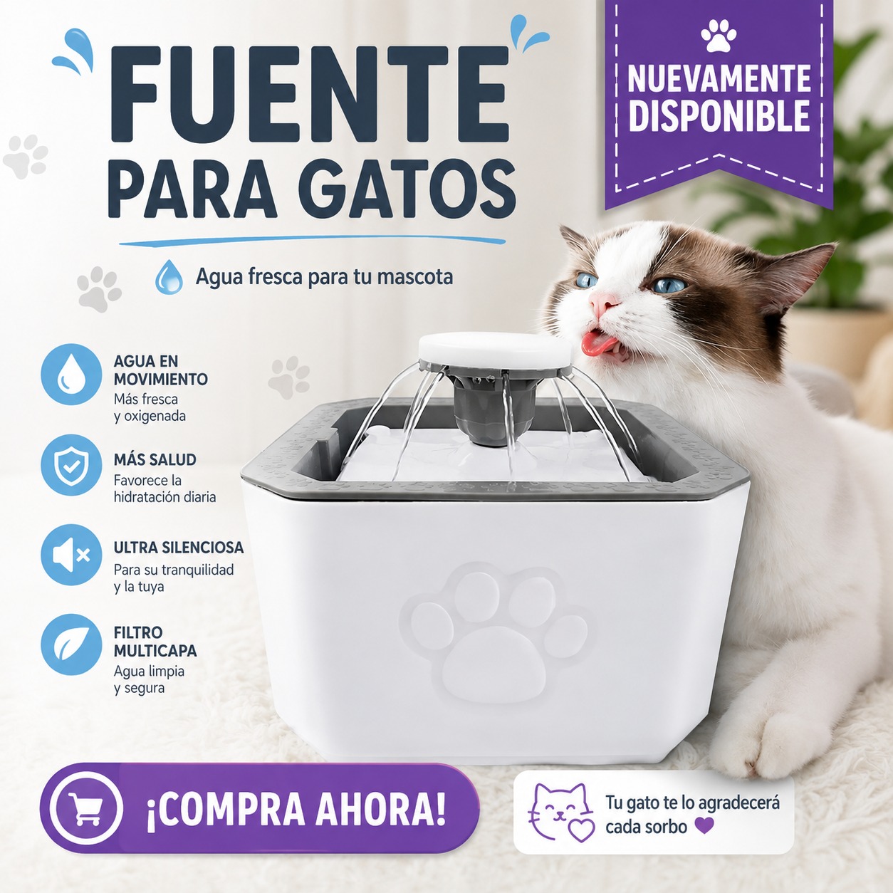 FUENTE PARA MASCOTAS D17 64, imagen 1