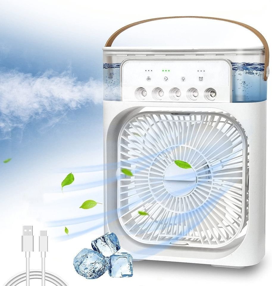 VENTILADOR HUMIDIFICADOR CUADRADO , imagen 1