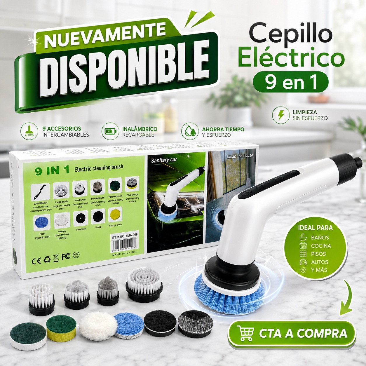 CEPILLO ELECTRICO 9 EN 1, imagen 1