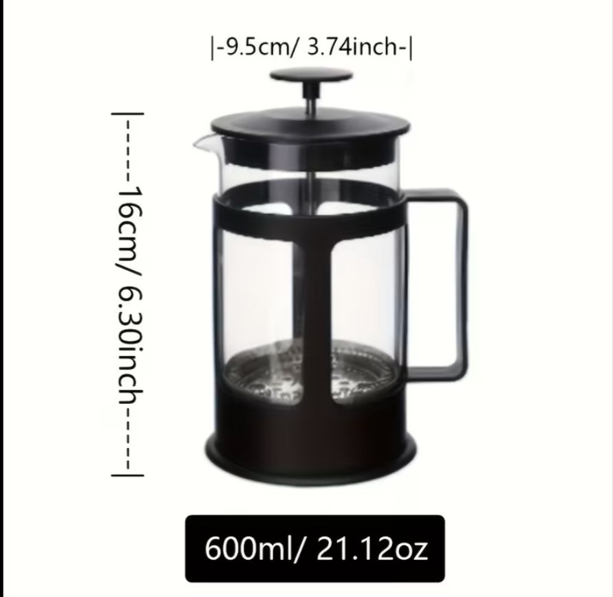 CAFETERA PRESS 600 ML, imagen 1