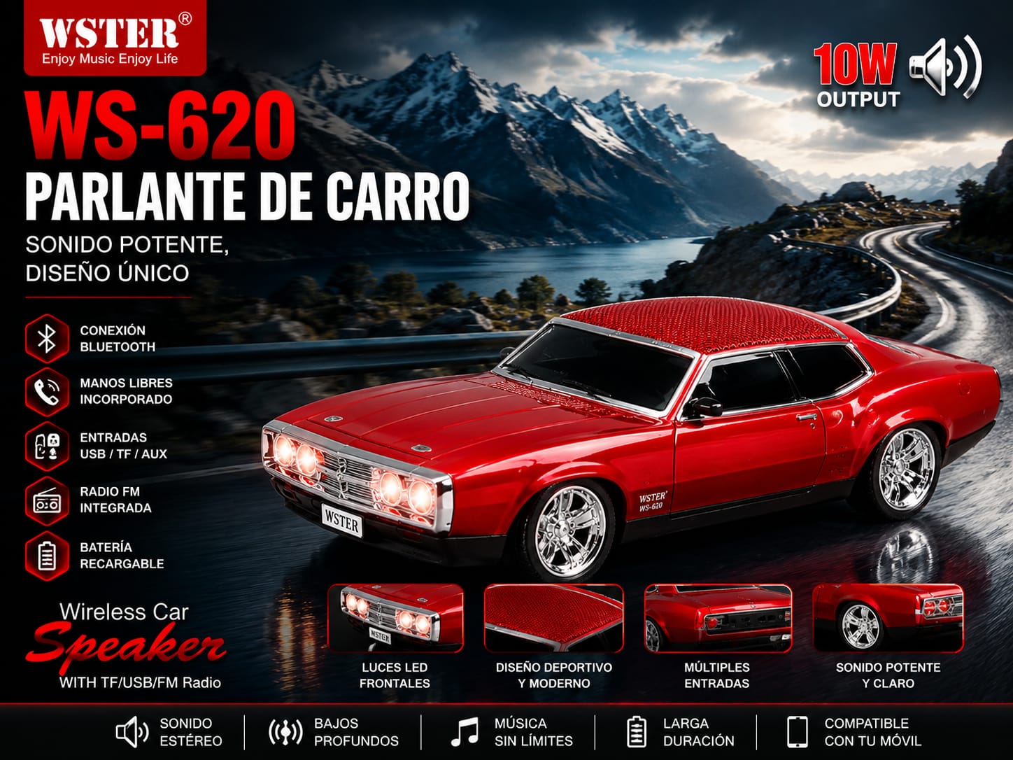 Parlante V12-V13 WS-620, imagen 1