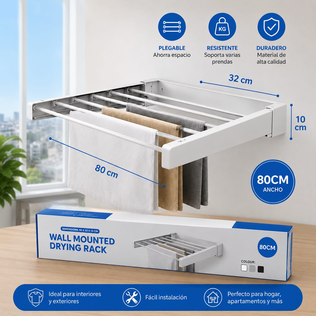 Tendedero de Ropa Plegable, imagen 1