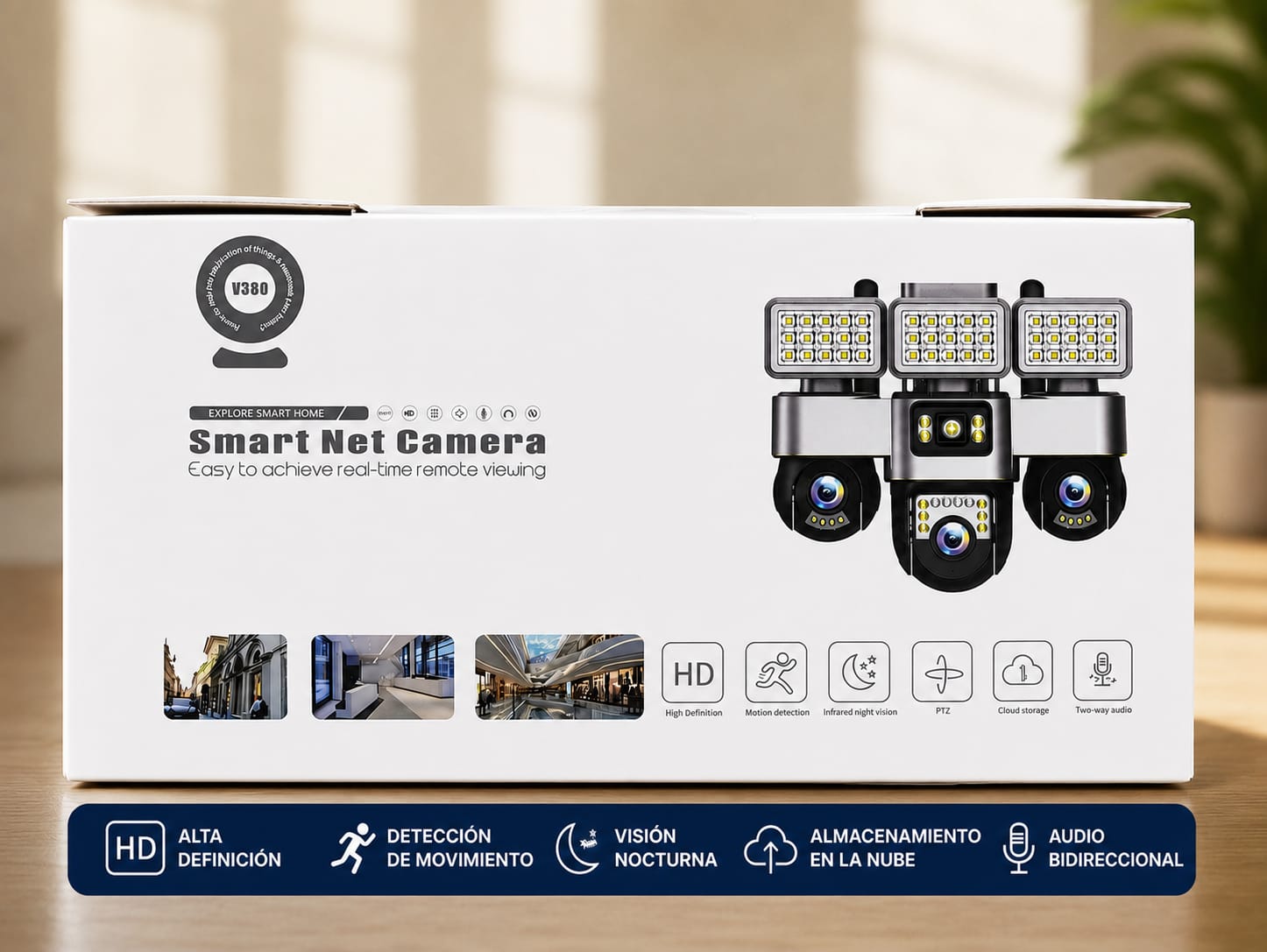 Camara Omni 3 Cámaras con Reflector