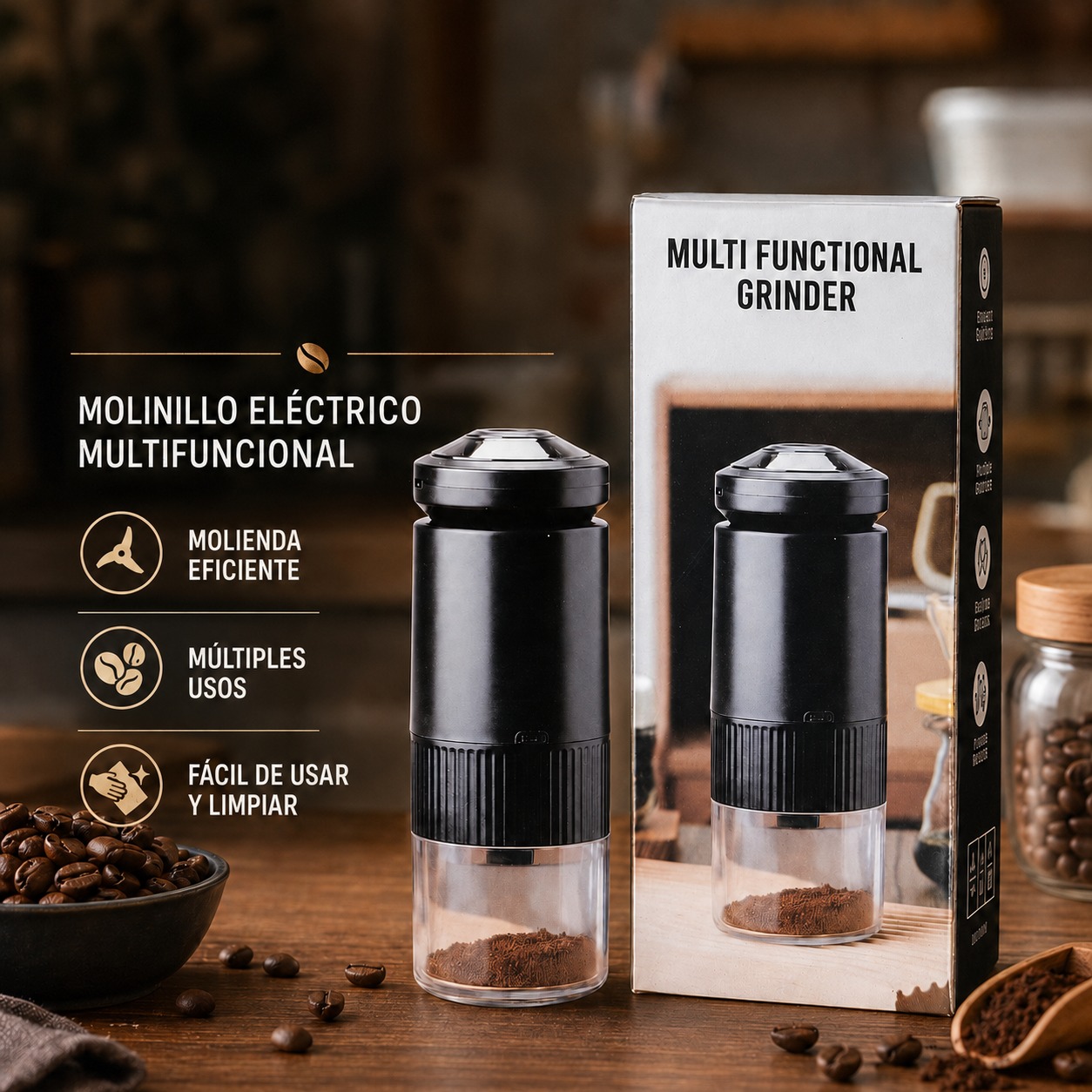 MOLEDOR DE CAFE ELECTRICO, imagen 1