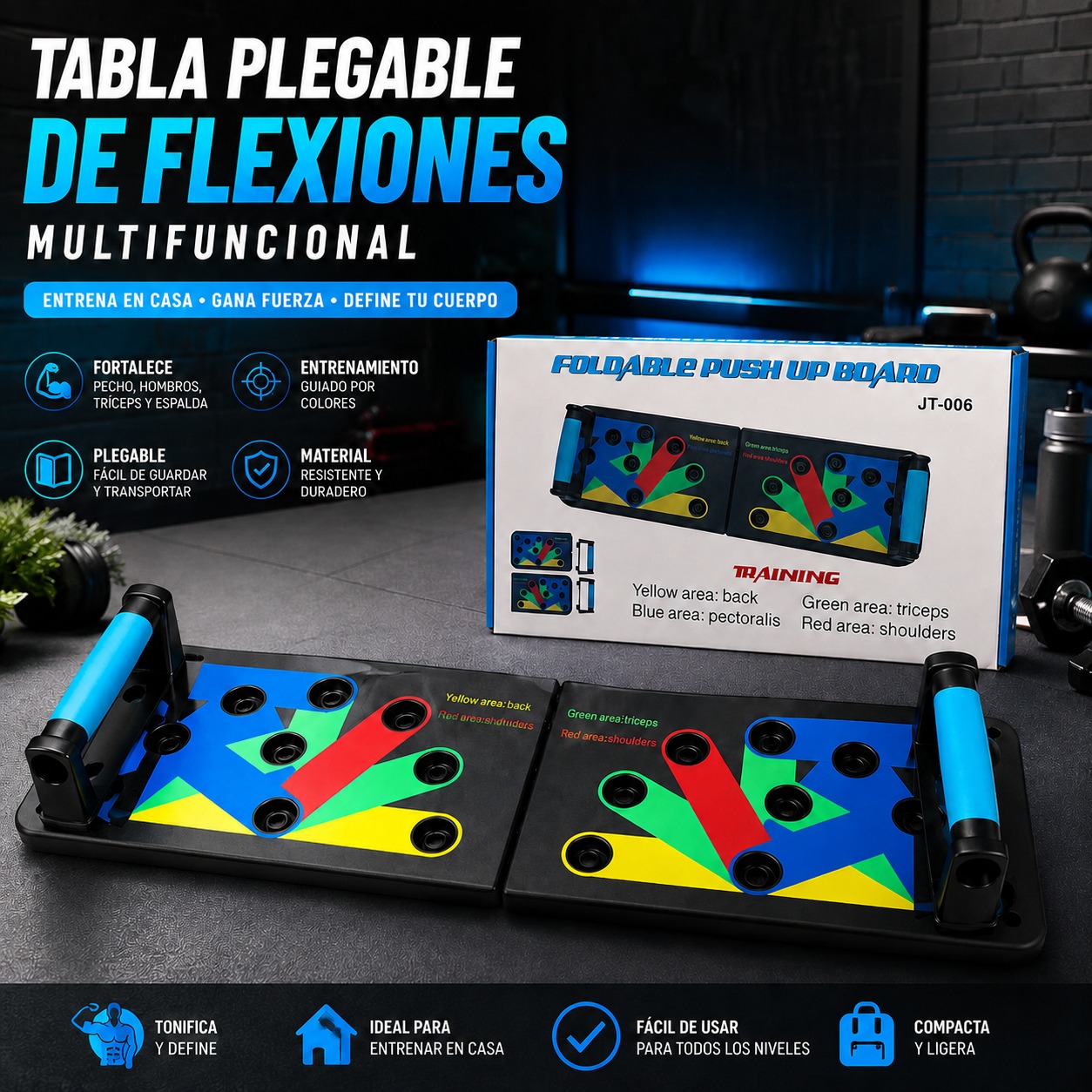 TABLA PARA HACER FLEXIONES JT-006, imagen 1