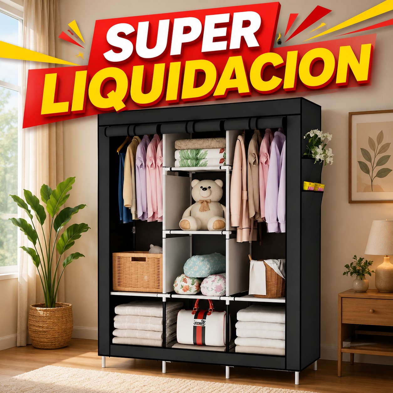 CLOSET DE TELA X3, imagen 1