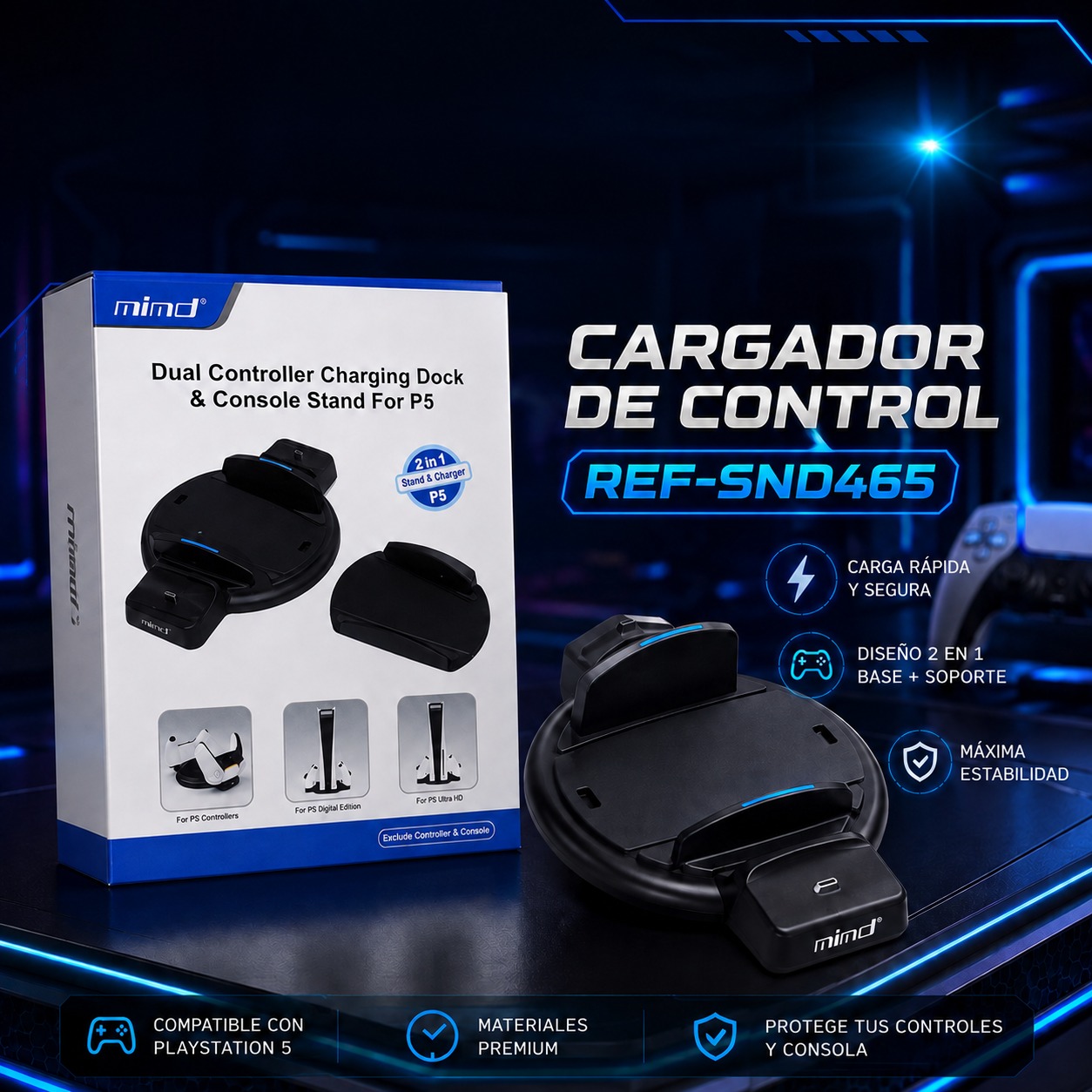 CARGADOR DE CONTROL REF-SND465, imagen 1