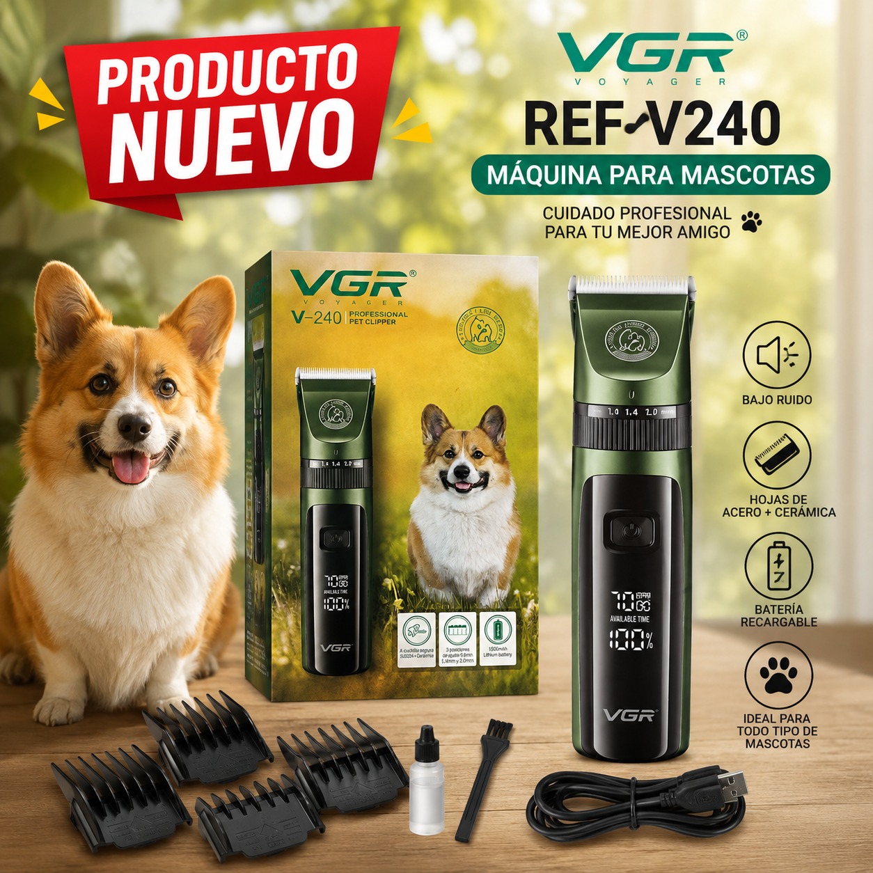 MÁQUINA PARA MASCOTAS REF-V240, imagen 1