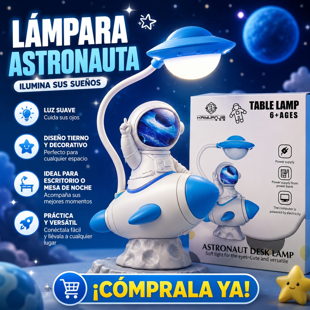 LAMPARA DE ASTRONAUTA, imagen 1