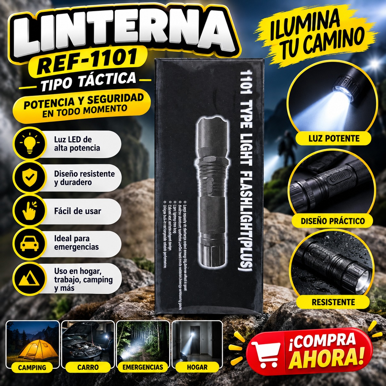 LINTERNA REF-1101, imagen 1