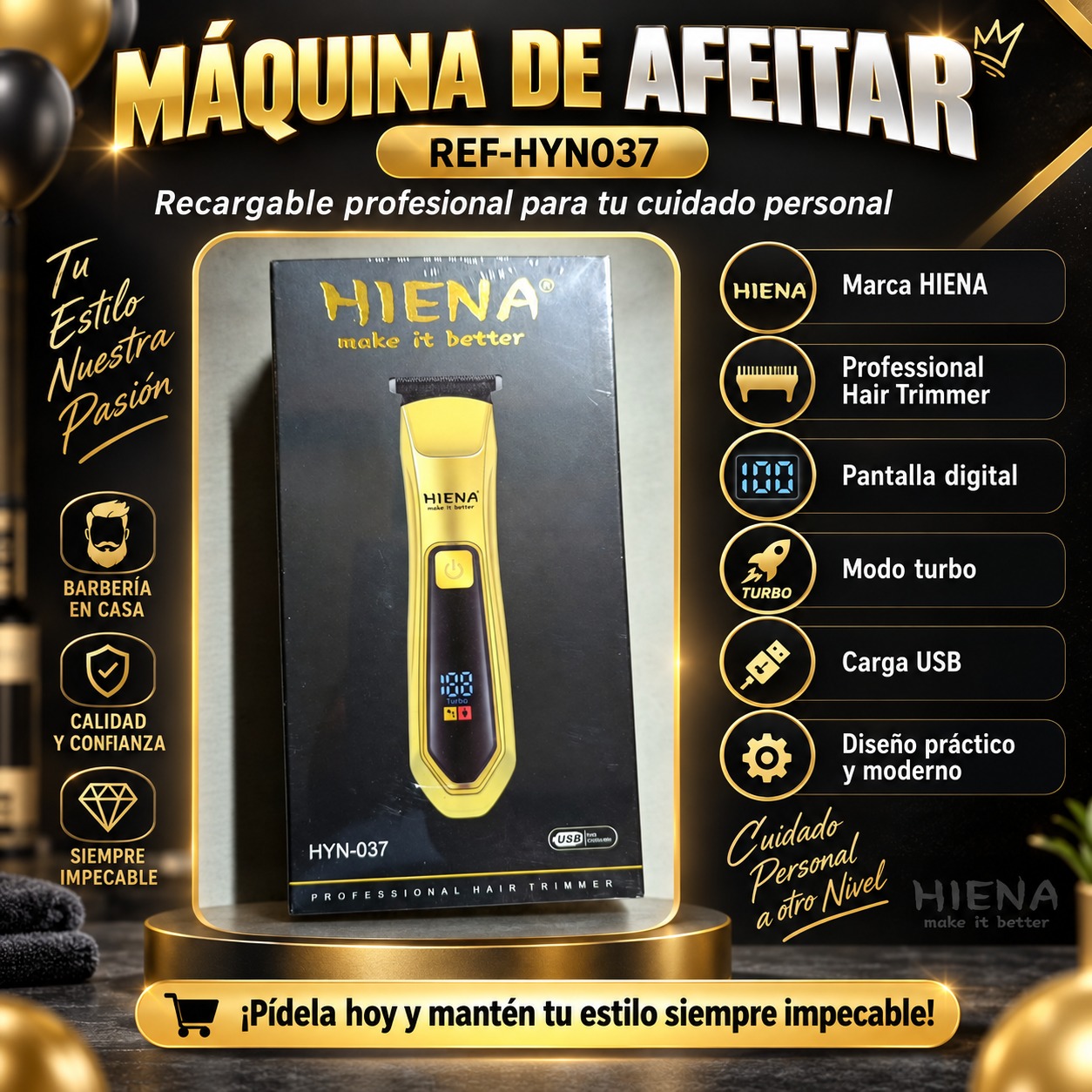 MAQUINA DE AFEITAR REF-HYN037, imagen 1