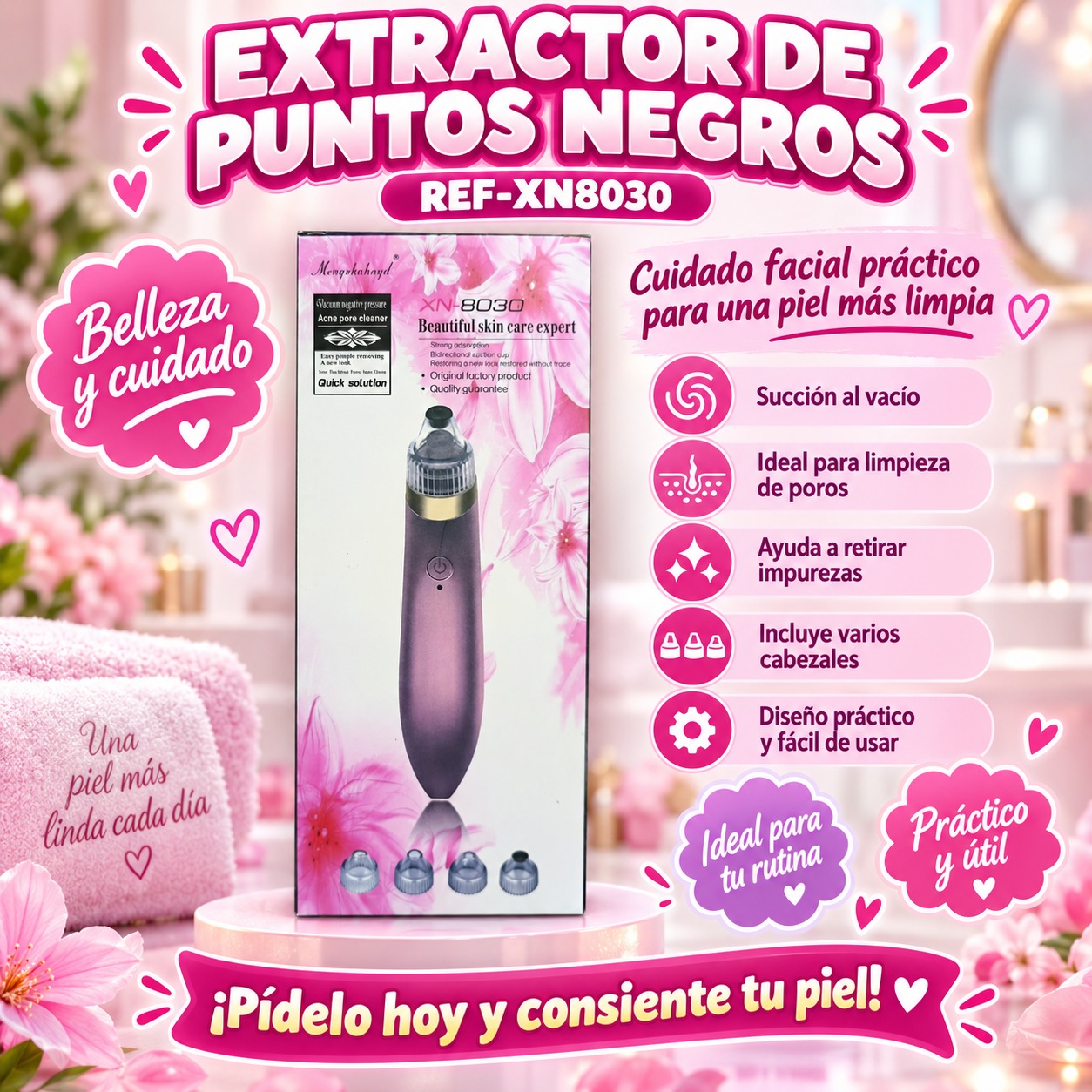 EXTRACTOR DE PUNTOS NEGROS REF-XN8030, imagen 1