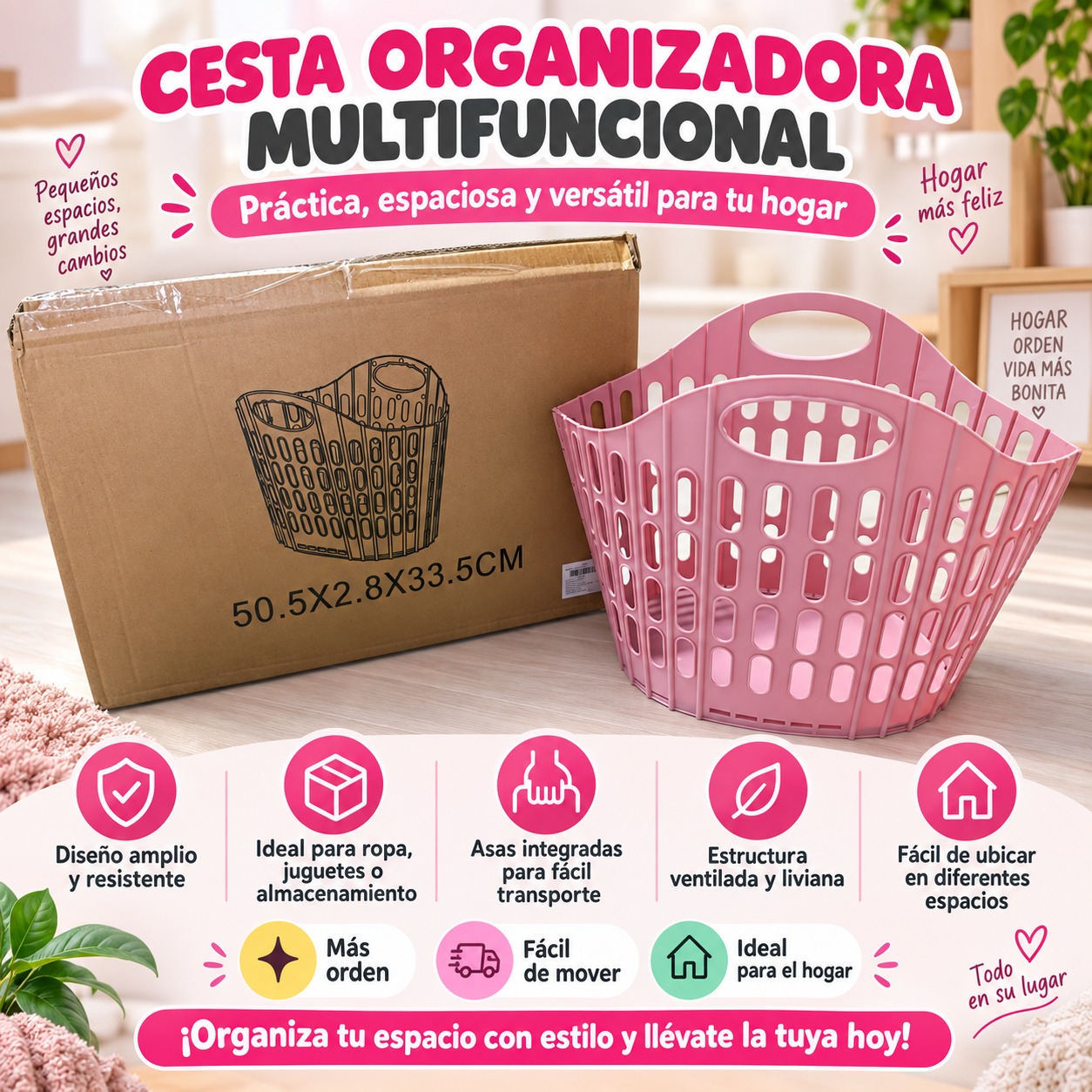 CESTA ORGANIZADORA MULTIFUNCIONA, imagen 1