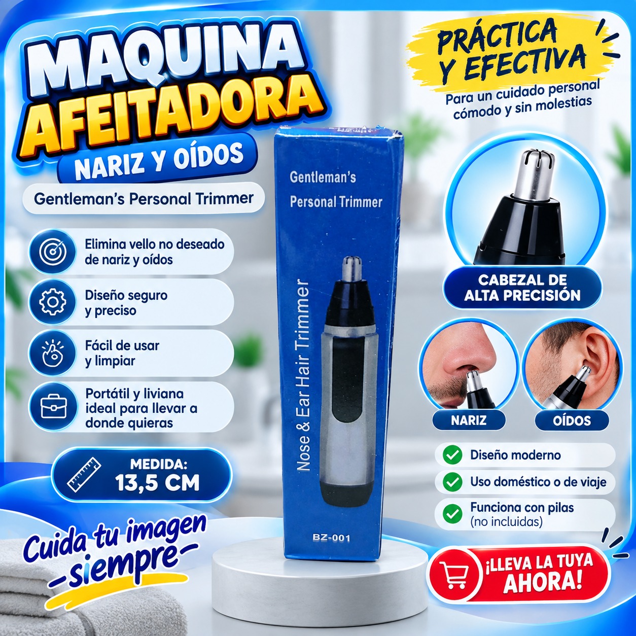 MAQUINA AFEITADORA 13,5 CM, imagen 1