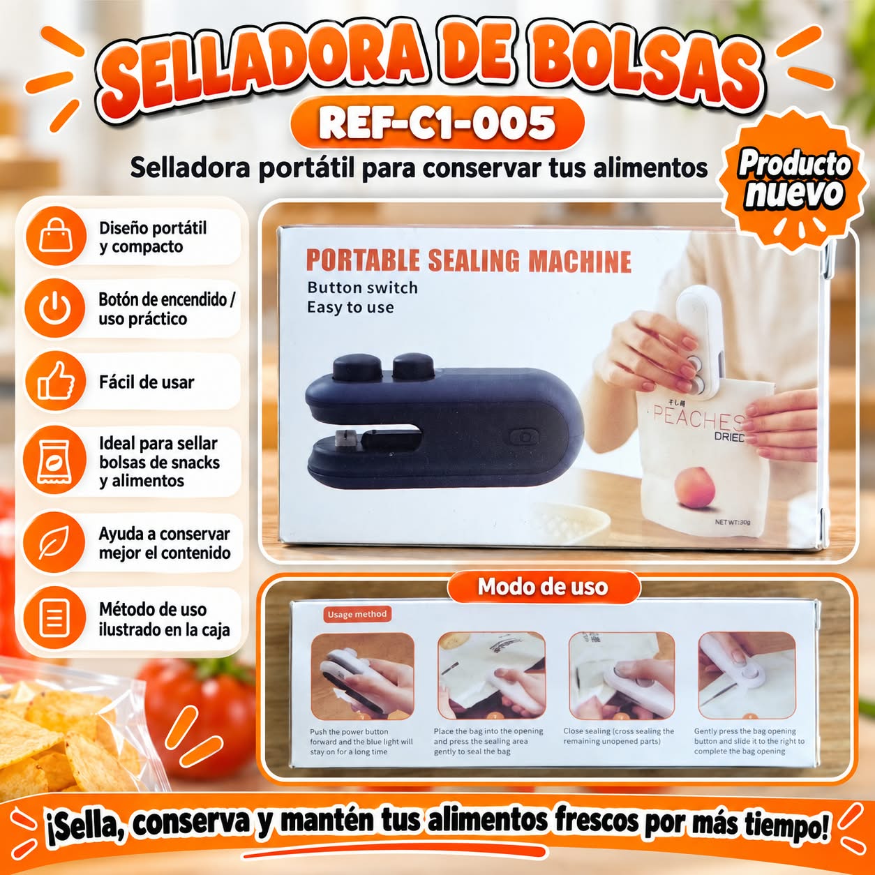 SELLADORA DE BOLSAS REF-C1-005, imagen 1