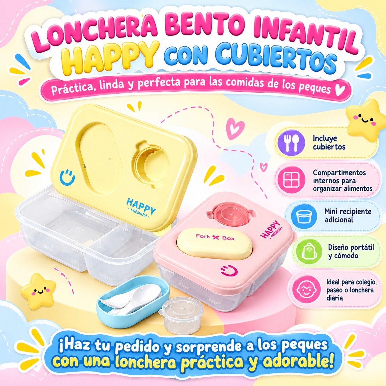 COCA INFANTIL CON CUBIERTOS RHOG079, imagen 1