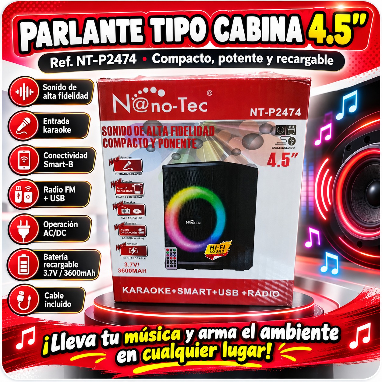 PARLANTE REF-NT-P2474, imagen 1